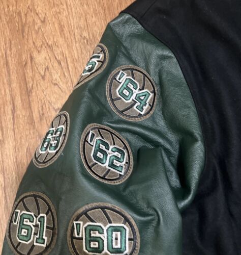 Boston Celtics Leather Jacket Coat G-III Sports by Carl Banks Sz 4xl 16NBA Champ 海外 即決_Boston Celtics Lea 6