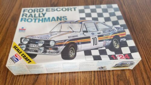 1/24 ESCI Ford Escort Rally Rothmans Model Kit #3021 Sealed Up 海外 即決_1/24 ESCI Ford Esc 1