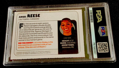 ANGEL REESE ROOKIE SPORTS ILLUSTRATED FOR KIDS SI LSU CHAMP 1st Ever Card PSA 7 海外 即決_ANGEL REESE ROOKIE 2