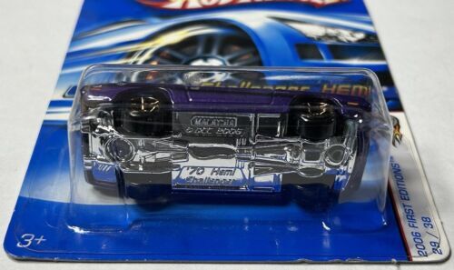 2006 Hot Wheels First Editions 29/38 ‘70 Dodge Challenger HEMI Purple FTE 海外 即決_2006 Hot Wheels Fi 4