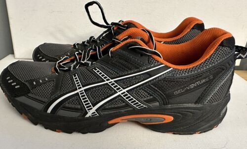アシックス Gel Venture 3 T233N メンズ Gray オレンジ ランニング Training トレイル Shoes 11 海外 即決_アシックス Gel Venture 1