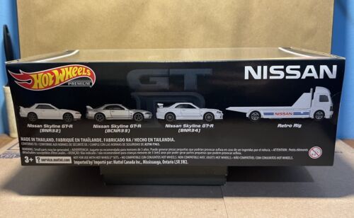 Hot Wheels Premium Diorama Box Set White Nissan Skyline GT-R R34/R33/R32 海外 即決_Hot Wheels Premium 2