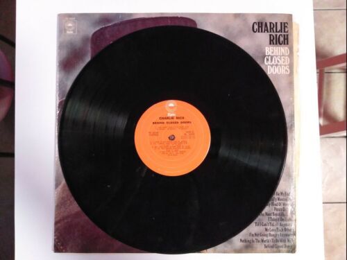 1973 Charlie Rich "Behind Closed Doors" 12" バイナル 33 LP VTG Country Music Record 海外 即決_1973 Charlie Rich 2