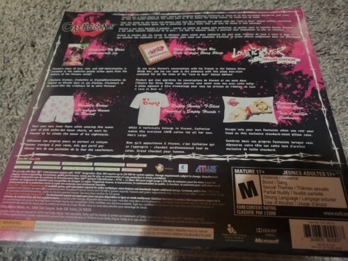 Catherine "Love Is Over" Deluxe Edition Microsoft Xbox 360 (2011) NEW SEALED 海外 即決_Catherine &quot;Love Is 4