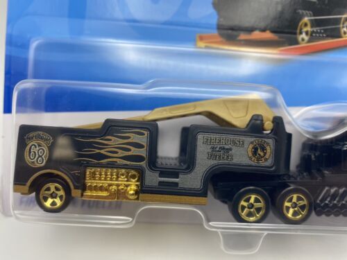 Hot Wheels Track Stars Firehouse Fueler Black 1:64 Scale Toy Vehicle SHIPS FREE 海外 即決_Hot Wheels Track S 4