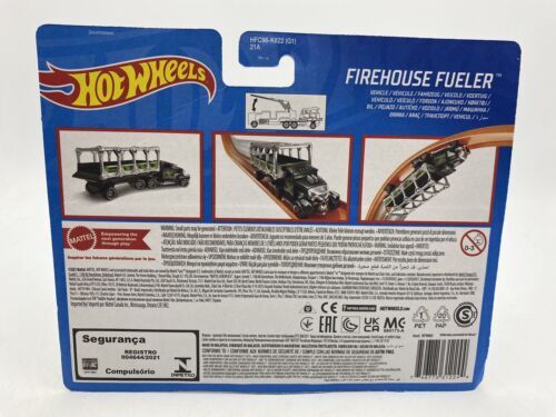 Hot Wheels Track Stars Firehouse Fueler Black 1:64 Scale Toy Vehicle SHIPS FREE 海外 即決_Hot Wheels Track S 7