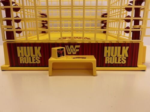 WWF Hasbro Authentic KOTR Ring. HULK HOGAN (Custom) Complete With Steel Cage 海外 即決_WWF Hasbro Authent 9