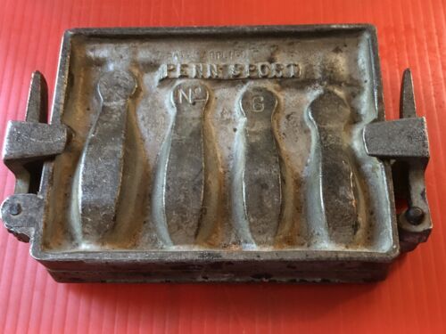 PENN SPORT No. 6 Fishing Bank Sinker Mold 10, 12, 18, 20 oz Sizes (4 Cavities) 海外 即決_PENN SPORT No. 6 F 1