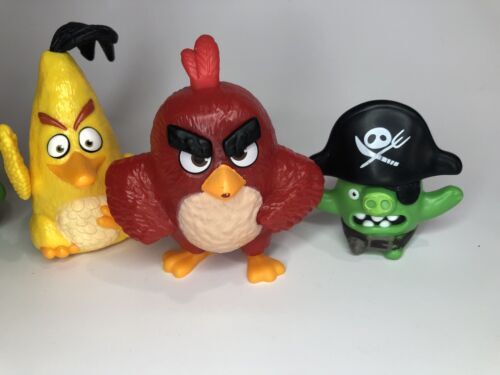 Angry Birds McDonalds Happy Meal Toys Kids Figures Lot of 4 Figures 海外 即決_Angry Birds McDona 4