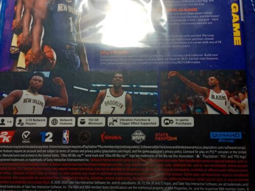 NBA 2K21 Basketball PlayStation 5 Brand New in Case Factory Sealed Sony 海外 即決_NBA 2K21 Basketbal 4