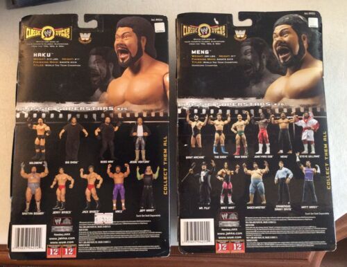 JAKKS PACIFIC WWE CLASSIC SUPER STARS SERIES 25 HAKU & SERIES 26 MENG LOT(2) MIP 海外 即決_JAKKS PACIFIC WWE 6