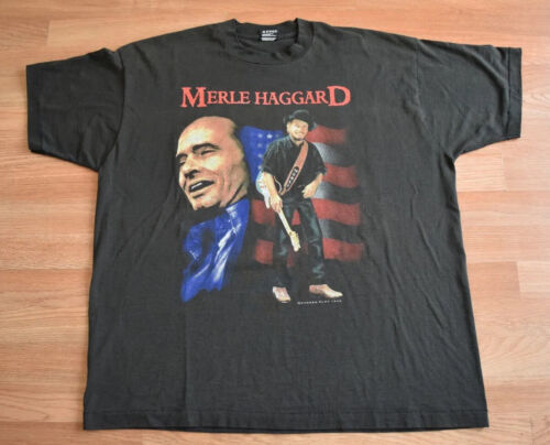 Yahoo!オークション - Vintage 1994 Merle Haggard Legend Tour Shirt ...