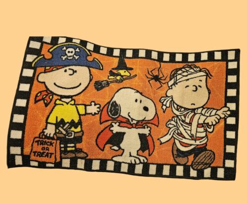 Peanuts - Snoopy Charlie Brown Halloween Small Rug 海外 即決_Peanuts - Snoopy C 1