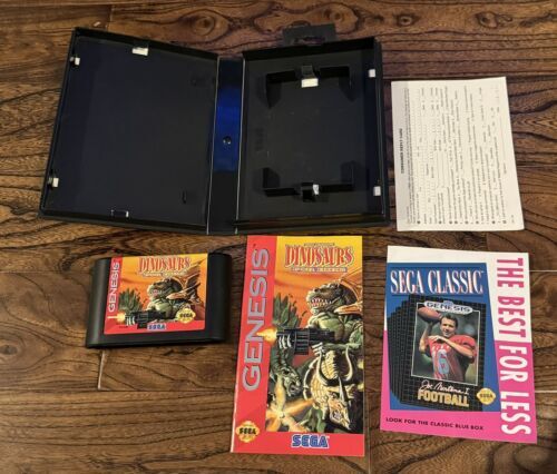 Dinosaurs for Hire (Sega Genesis, 1993) Mint CIB Complete Tested w/ Reg Card 海外 即決_Dinosaurs for Hire 3