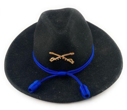 ?US Army Military Intelligence Intel Royal Blue Acorn Campaign Cord Hat Band 海外 即決_?US Army Military 3