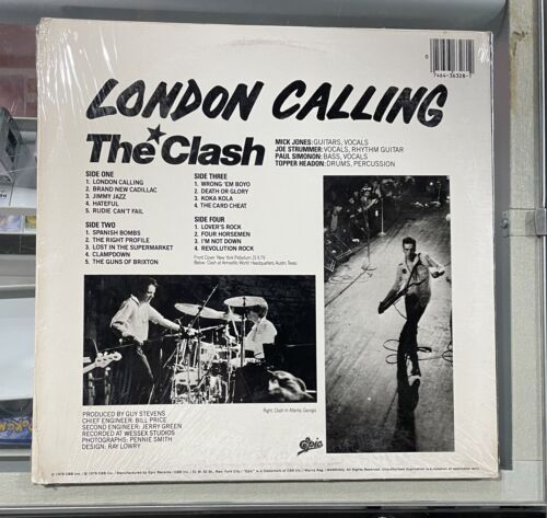 The Clash London 天の呼声 / バイナル Record First US Pressing E2 36328 VG++ 1980 海外 即決_The Clash London 天 2