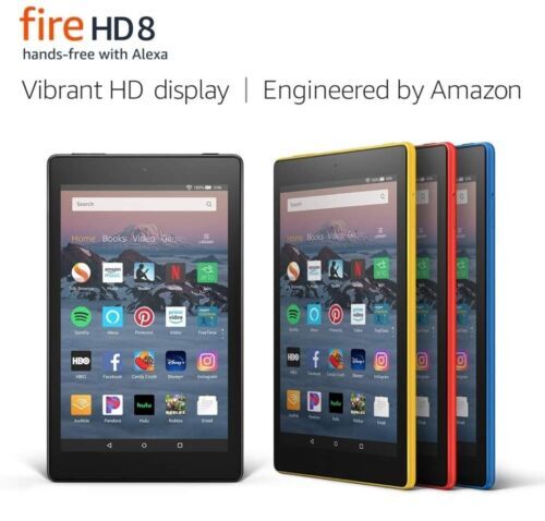 ? Amazon Fire HD 8 Tablet 16 GB Black w/ Kids Edition Echo Dot (Gen 3) BUNDLED! 海外 即決_? Amazon Fire HD 8 3