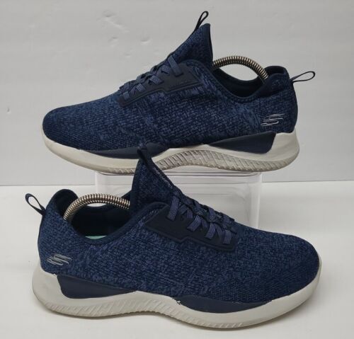 Skechers Womens Air Cooled Memory Foam Navy Slip On Stretch Shoes Size 9.5 M 海外 即決_Skechers Womens Ai 1
