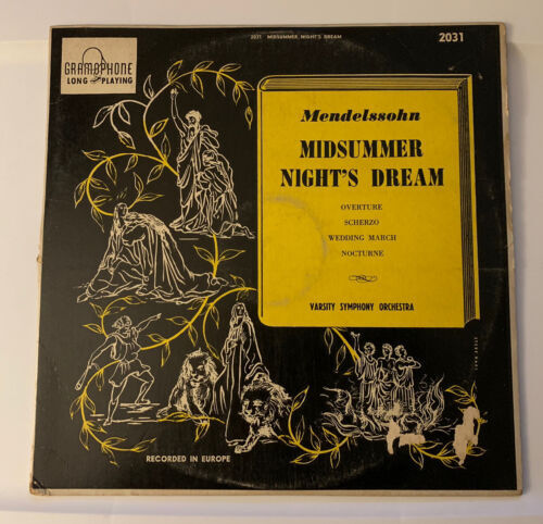 MENDELSSOHN - A MIDサム〜調和 /MER NIGHT'S DREAM LP 2031 バイナル Recorded In Europe 海外 即決_MENDELSSOHN - A MI 1