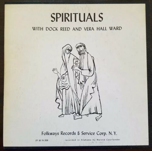 Spirituals with Doc Reed and ヴィーラ / Hall Ward folkways record バイナル LP blues 1953 海外 即決_Spirituals with Do 2