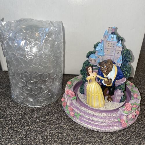 NEW Walt Disney Beauty and the Beast Castle Statue Dome 海外 即決