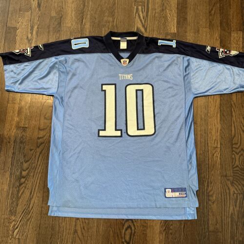 Tennessee Titans Jersey 2XL Vince Young Jersey Blue Reebok (9 海外 即決_Tennessee Titans J 3