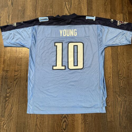 Tennessee Titans Jersey 2XL Vince Young Jersey Blue Reebok (9 海外 即決_Tennessee Titans J 1