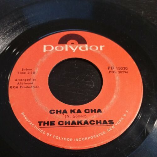 The Chakachas - "Jungle フィーバー / Cha Ka Cha" - Northern ソウル 45 RPM - 7インチ " 海外 即決_The Chakachas - &quot;J 1