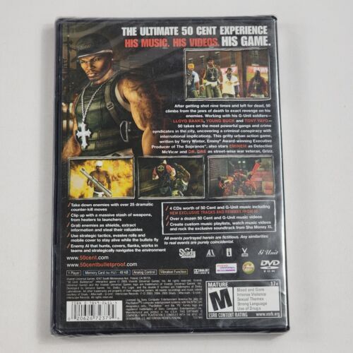 50 Cent: Bulletproof - PlayStation 2 PS2 New Sealed Action Shooter Video Game 海外 即決_50 Cent: Bulletpro 2