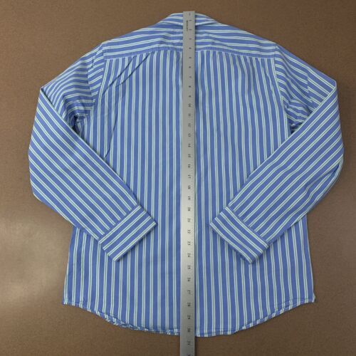 American Eagle Mens Medium Vintage Fit Blue striped Long Sleeve Button Front 海外 即決_American Eagle Men 8