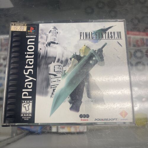 Final Fantasy VII (PlayStation 1, 1997) Complete Very Good Condition 海外 即決_Final Fantasy VII 1