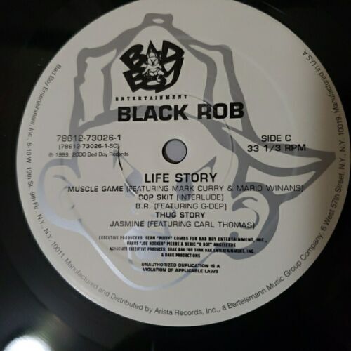 Black Rob - ライフ Story - 2x LP バイナル Record, 2004, Bad Boy Entertainment 海外 即決_Black Rob - ライフ St 8