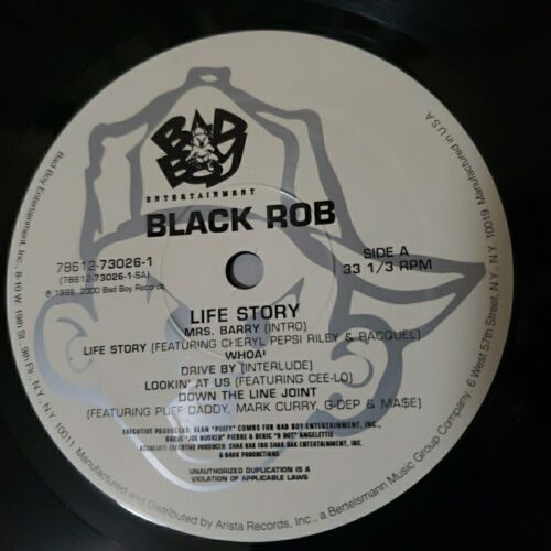 Black Rob - ライフ Story - 2x LP バイナル Record, 2004, Bad Boy Entertainment 海外 即決_Black Rob - ライフ St 4