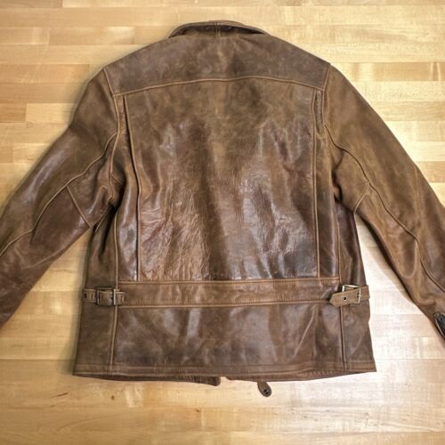 Schott Men’s Leather Jacket Large 海外 即決_Schott Men’s Leath 8