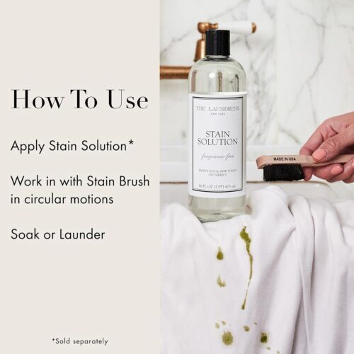 The Laundress Stain Brush, Laundry Brush for 1 Count (ACSTBNS001), ブラウン 海外 即決_The Laundress Stai 5