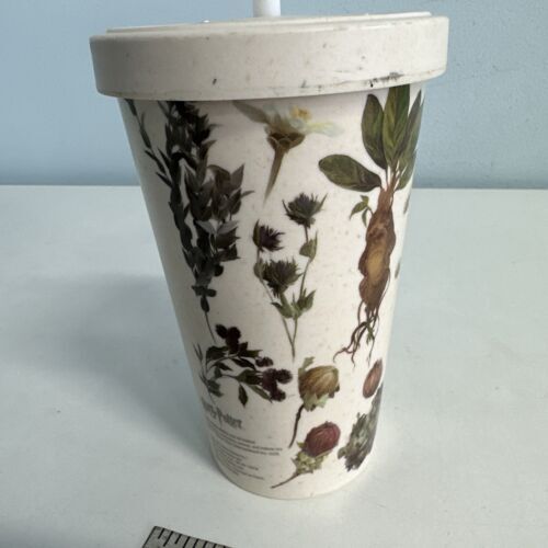 Herbology Hogwarts School Tumbler made from Bamboo Fiber NEW (Some marks) NEW 海外 即決_Herbology Hogwarts 9