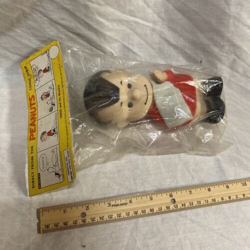 1950s HUNGERFORD PEANUTS Linus 7" Figure UNUSED SEALED Charlie Brown Toy 1958 海外 即決_1950s HUNGERFORD P 3