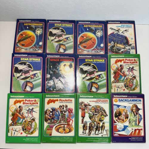 NOT TESTED LOT - 67 Intellivision Games CIB W Manuals & Loose Varying Conditions 海外 即決_NOT TESTED LOT - 6 8