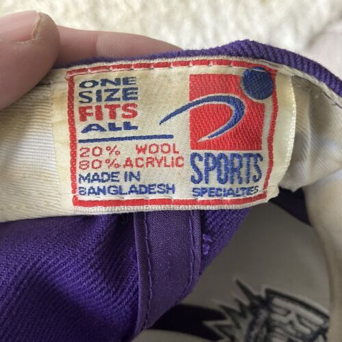90's Sacramento Kings Sports Specialties Snapback Hat Embroidered 20% Wool 海外 即決_90s Sacramento Ki 7