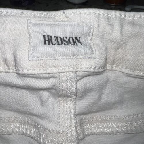 Hudson Jeans "Amber" White Shorts Frayed Hem Denim Bottoms Size 29 Distressed 海外 即決_Hudson Jeans &quot;Ambe 6