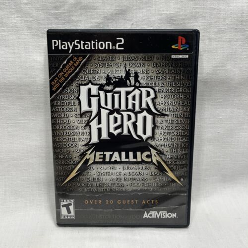 GUITAR HERO: METALLICA Playstation 2 PS2 (Game Only) COMPLETE! Case Disc Manual 海外 即決_GUITAR HERO: METAL 2