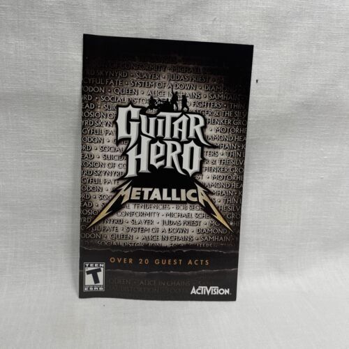 GUITAR HERO: METALLICA Playstation 2 PS2 (Game Only) COMPLETE! Case Disc Manual 海外 即決_GUITAR HERO: METAL 4