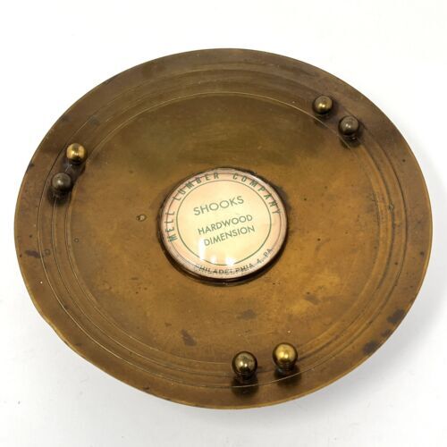 Philadelphia Old Brass Advertising Tray Cigar Ashtray Tip Card Trinket Vintage 海外 即決_Philadelphia Old B 5