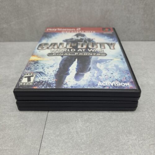 Call Of Duty 3 & Call Of Duty World At War Final Fronts Sony PlayStation 2 CIB 海外 即決_Call Of Duty 3 & C 4