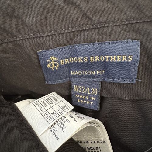 Brooks Brothers Madison Men’s Grey Wool Pleated Cuffed Dress Pants 33x30 海外 即決_Brooks Brothers Ma 8