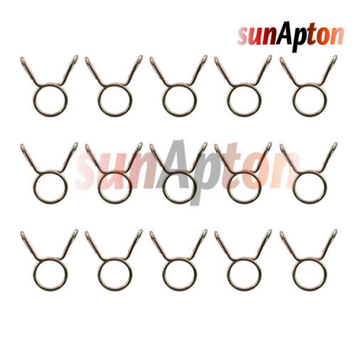 15x 9mm Vacuum Fuel Hose Clamp Clip For Kawasaki Line Carburetor z1 kz zx zn 海外 即決_15x 9mm Vacuum Fue 1