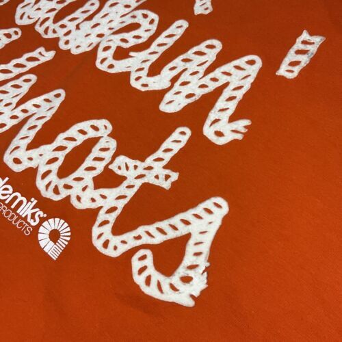 Vintage Akademiks Shirt Graphic Tee Y2K Makin Knots Money Orange Men Sz 2XL 海外 即決_Vintage Akademiks 5