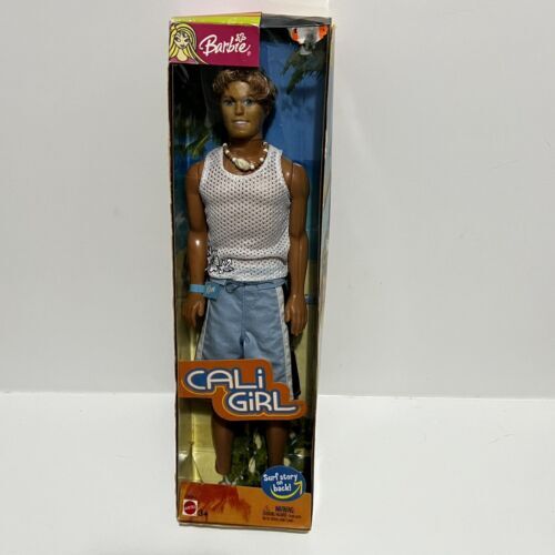 Barbie Cali Girl KEN Surf Boy Doll Suntan Rooted Hair 2003 海外 即決_Barbie Cali Girl K 1