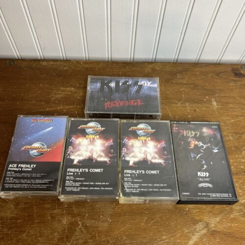 Kiss And Ace Frehley Lot Of 5 Cassette Tapes Alive Revenge Frehley’s Comet 海外 即決_Kiss And Ace Frehl 1