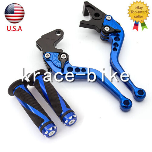 For Suzuki HAYABUSA GSXR1300 GSX1300R 2008-2020 CNC Brake Clutch Levers Grips 海外 即決_For Suzuki HAYABUS 1